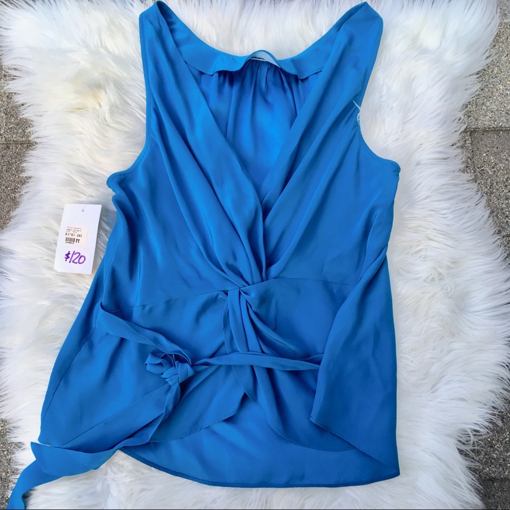 Alice & Trixie 2 way satin blouse.